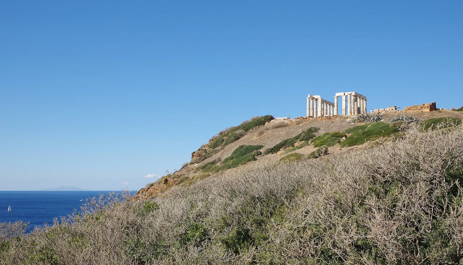 Per privé-touringcar van Athene naar Kaap Sounion