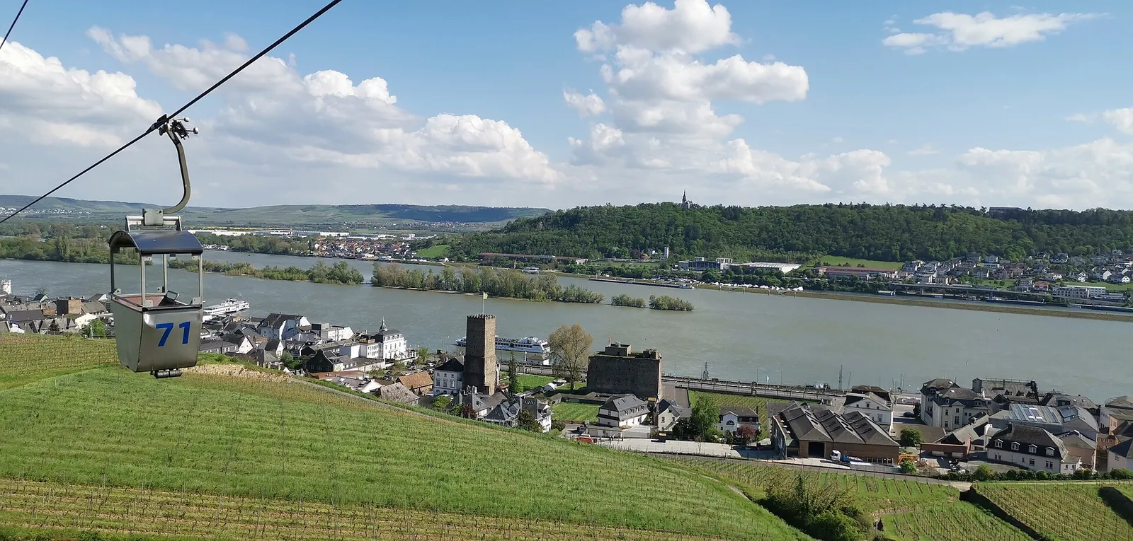 Per privé-touringcar van Frankfurt naar Rüdesheim am Rhein